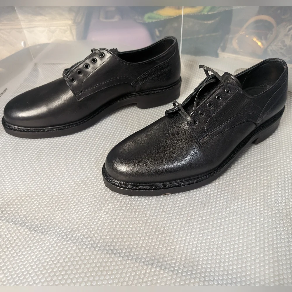 Allen Edmonds‎ Cyrus NWOT 8.5 black leather classic lace up oxford shoes